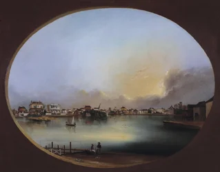Vista de Charleston (Vista desde el Oeste)